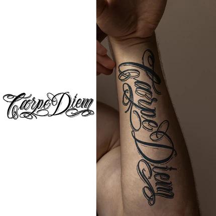 Carpe Diem Lettering