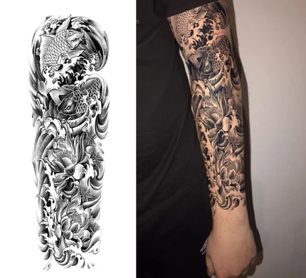 Sea Wave Koi Floral